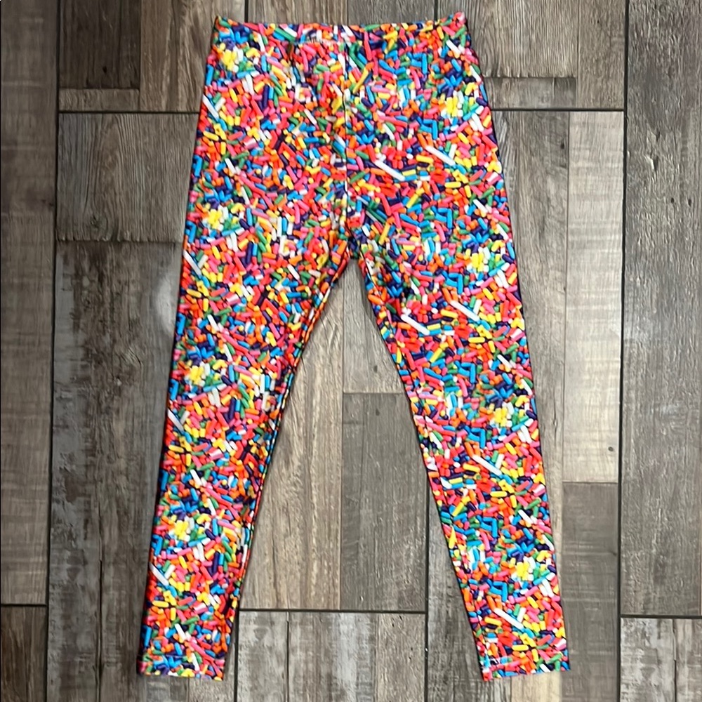 Terez Colorful Sprinkle Kids Leggings